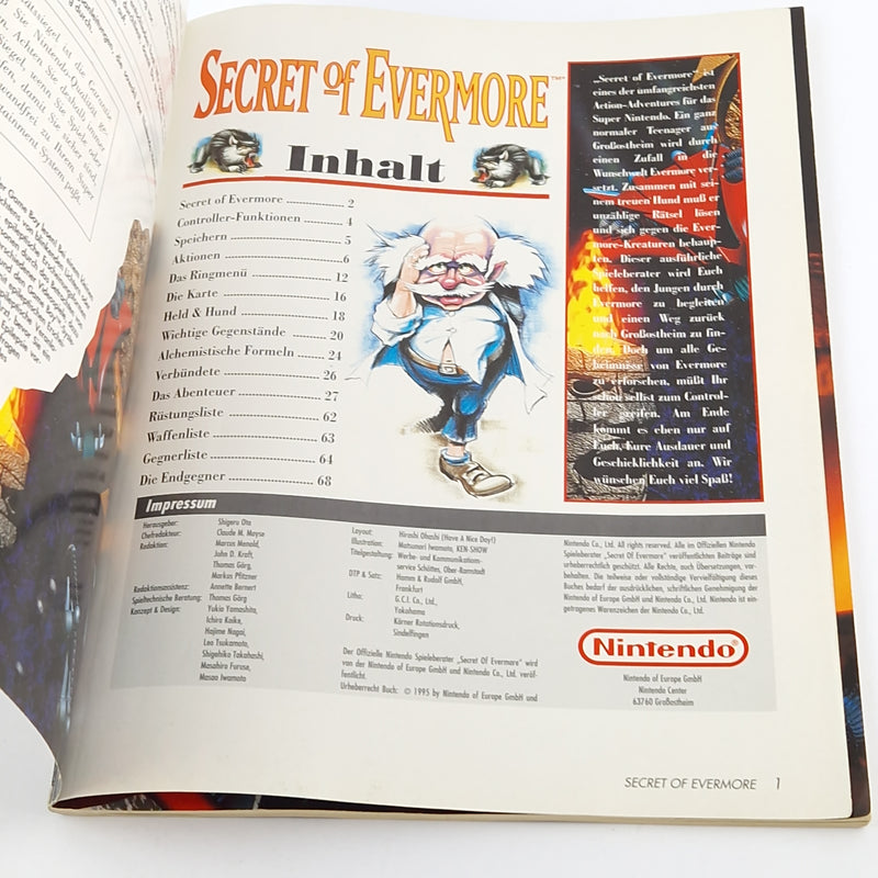 Super Nintendo Game Advisor: Secret of Evermore - SNES Guide Solution Book