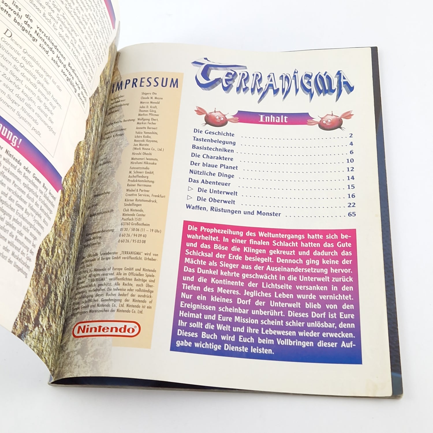 Super Nintendo Game Advisor: Terranigma - SNES Guide Solution Book