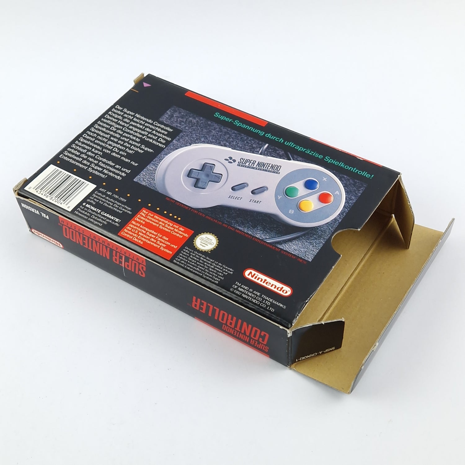 Super Nintendo Accessories: SNES Controller / Gamepad - OVP Instructions PAL