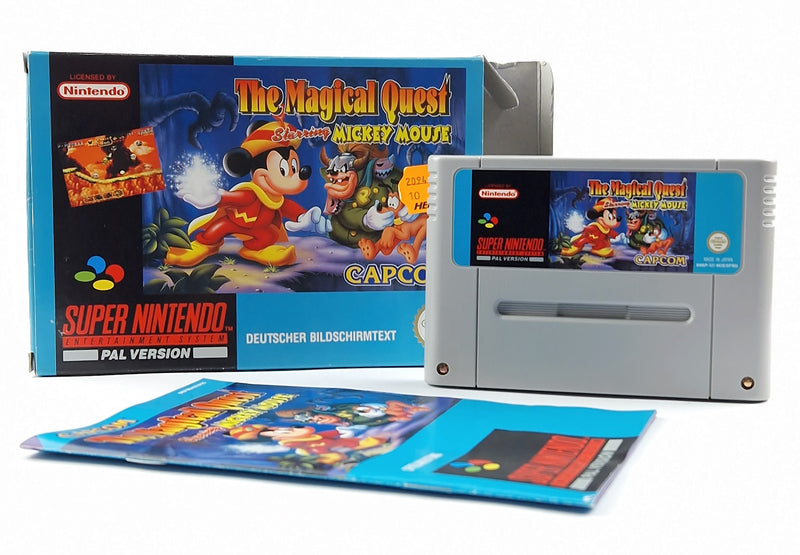 Super Nintendo game: The Magical Quest starring Mickey Mouse - OVP SNES PAL