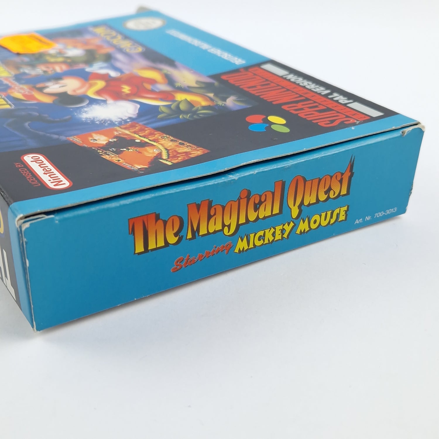 Super Nintendo game: The Magical Quest starring Mickey Mouse - OVP SNES PAL