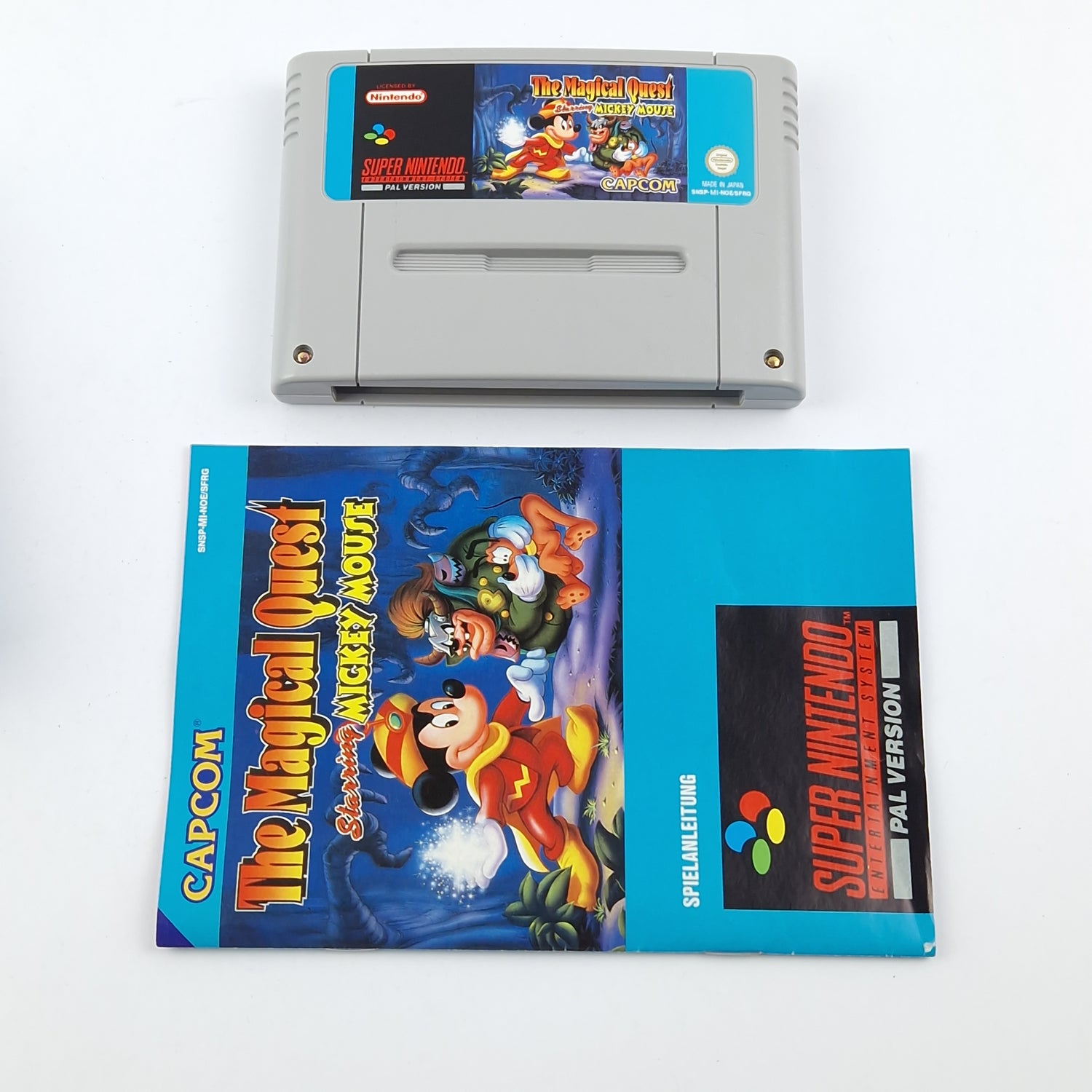 Super Nintendo game: The Magical Quest starring Mickey Mouse - OVP SNES PAL