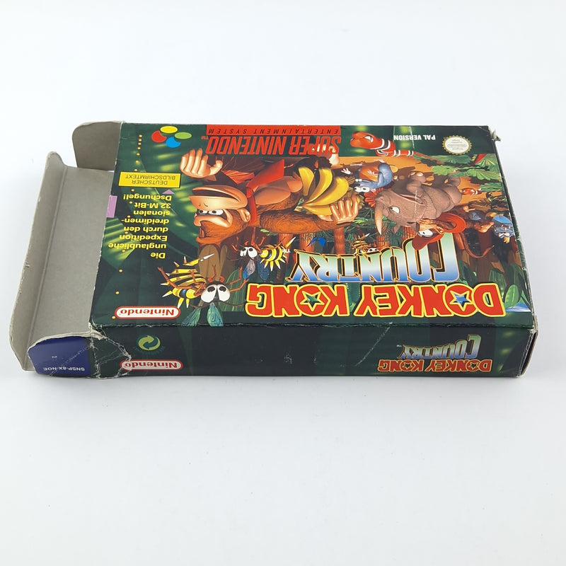 Super Nintendo Spiel : Donkey Kong Country 1 - OVP Anleitung Modul | SNES PAL