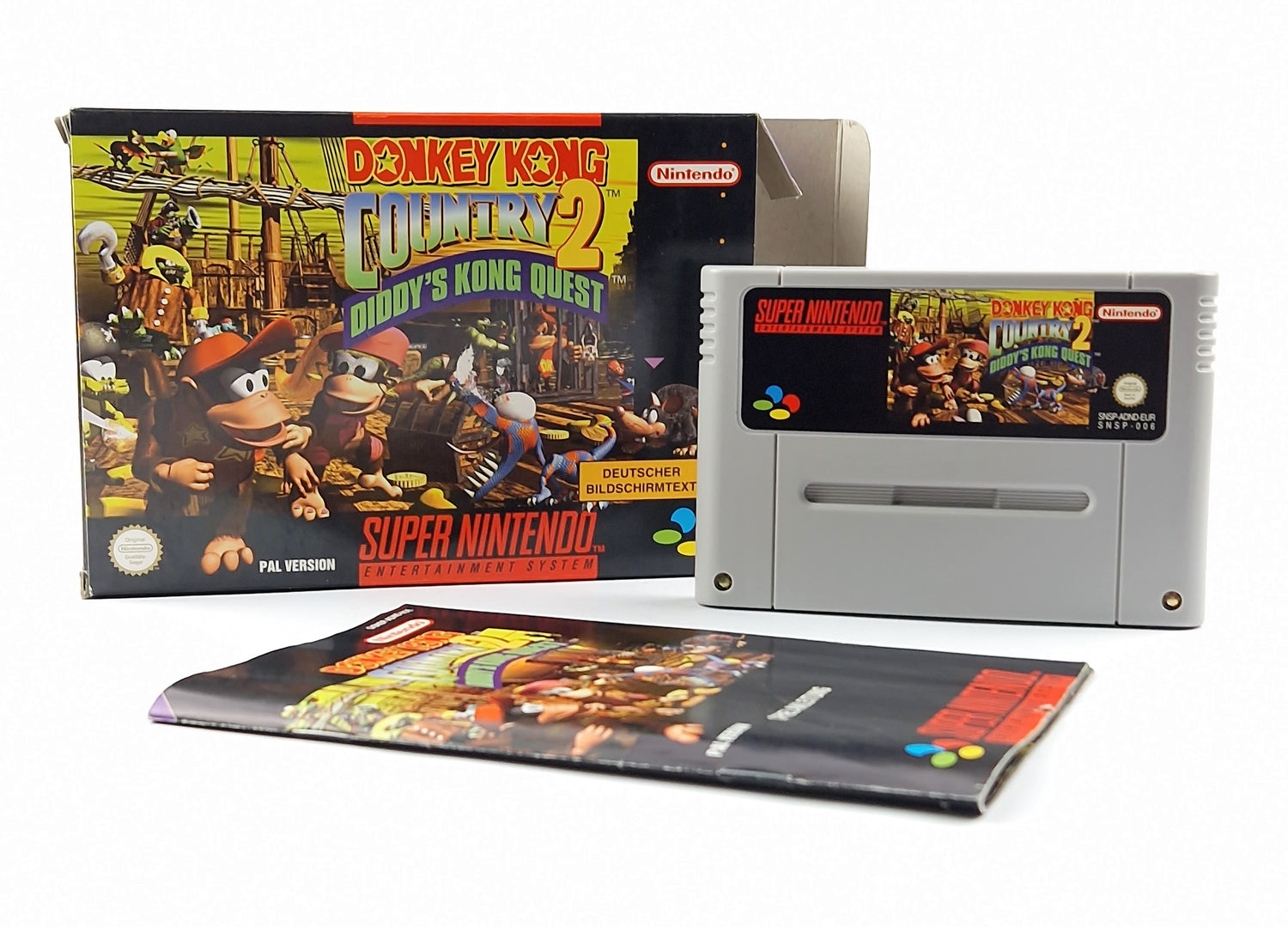 Super Nintendo game: Donkey Kong Country 2 - OVP instructions module | SNES PAL