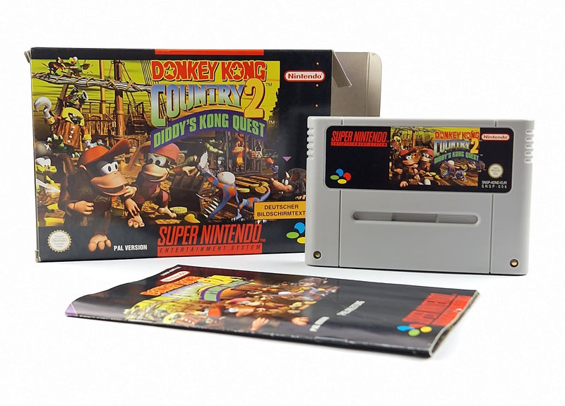 Super Nintendo game: Donkey Kong Country 2 - OVP instructions module | SNES PAL