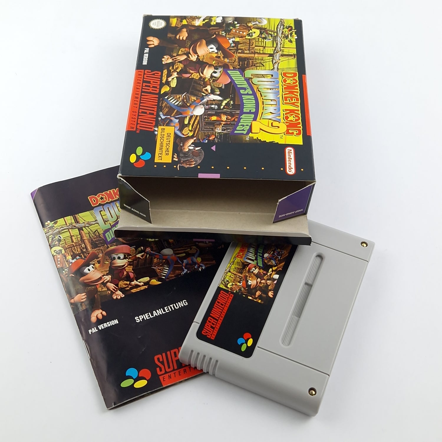 Super Nintendo game: Donkey Kong Country 2 - OVP instructions module | SNES PAL