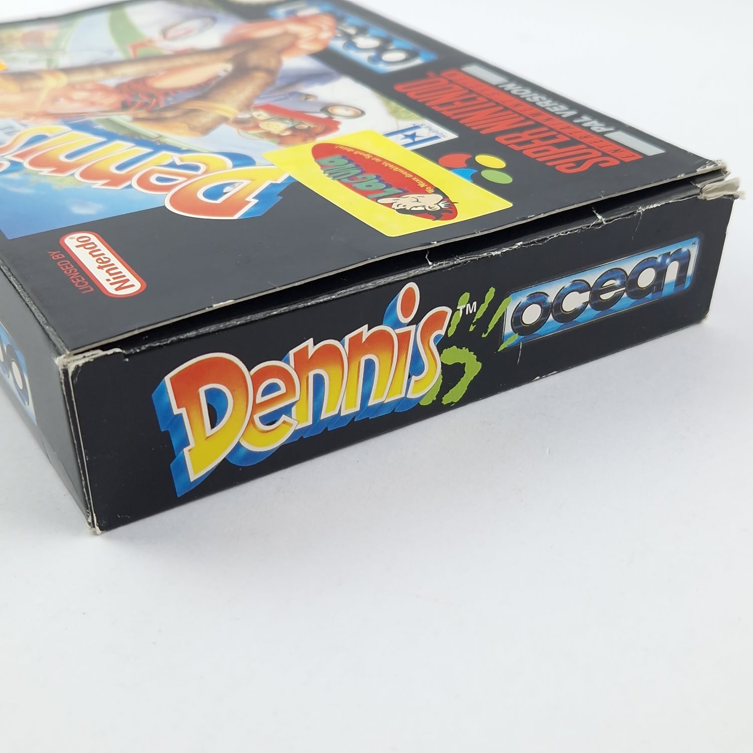 Super Nintendo game: Dennis - original packaging instructions module | SNES PAL