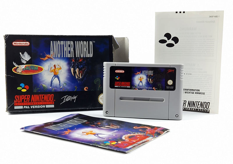 Super Nintendo Game: Another World - OVP Instructions Module | SNES PAL