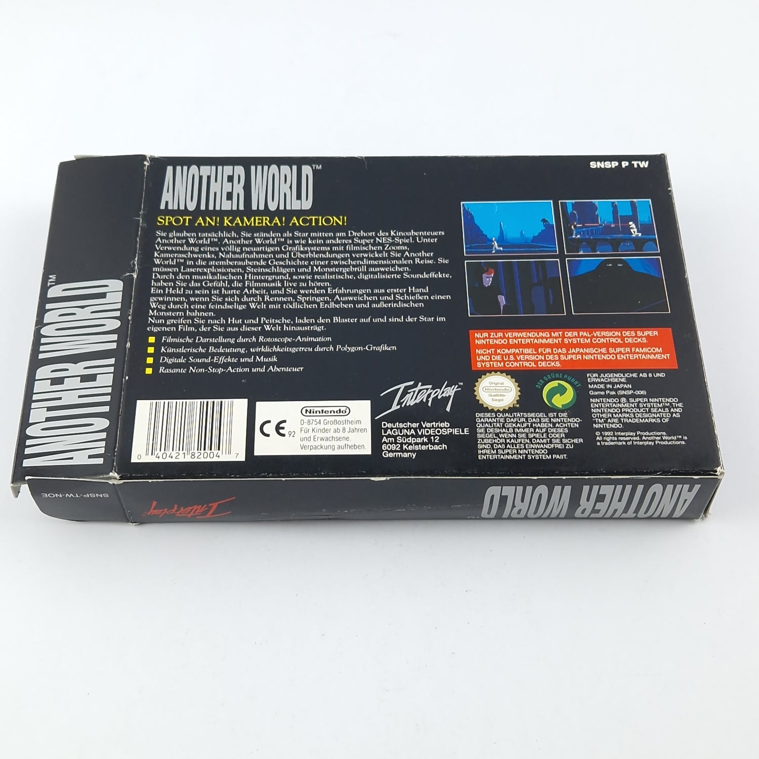 Super Nintendo Game: Another World - OVP Instructions Module | SNES PAL