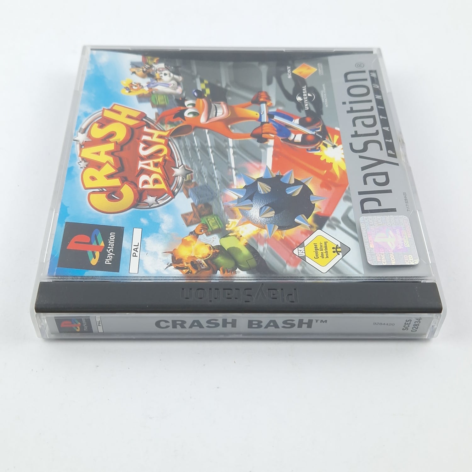 Playstation 1 Game: Crash Bash Platinum - OVP Instructions CD / SONY PS1 PSX PAL