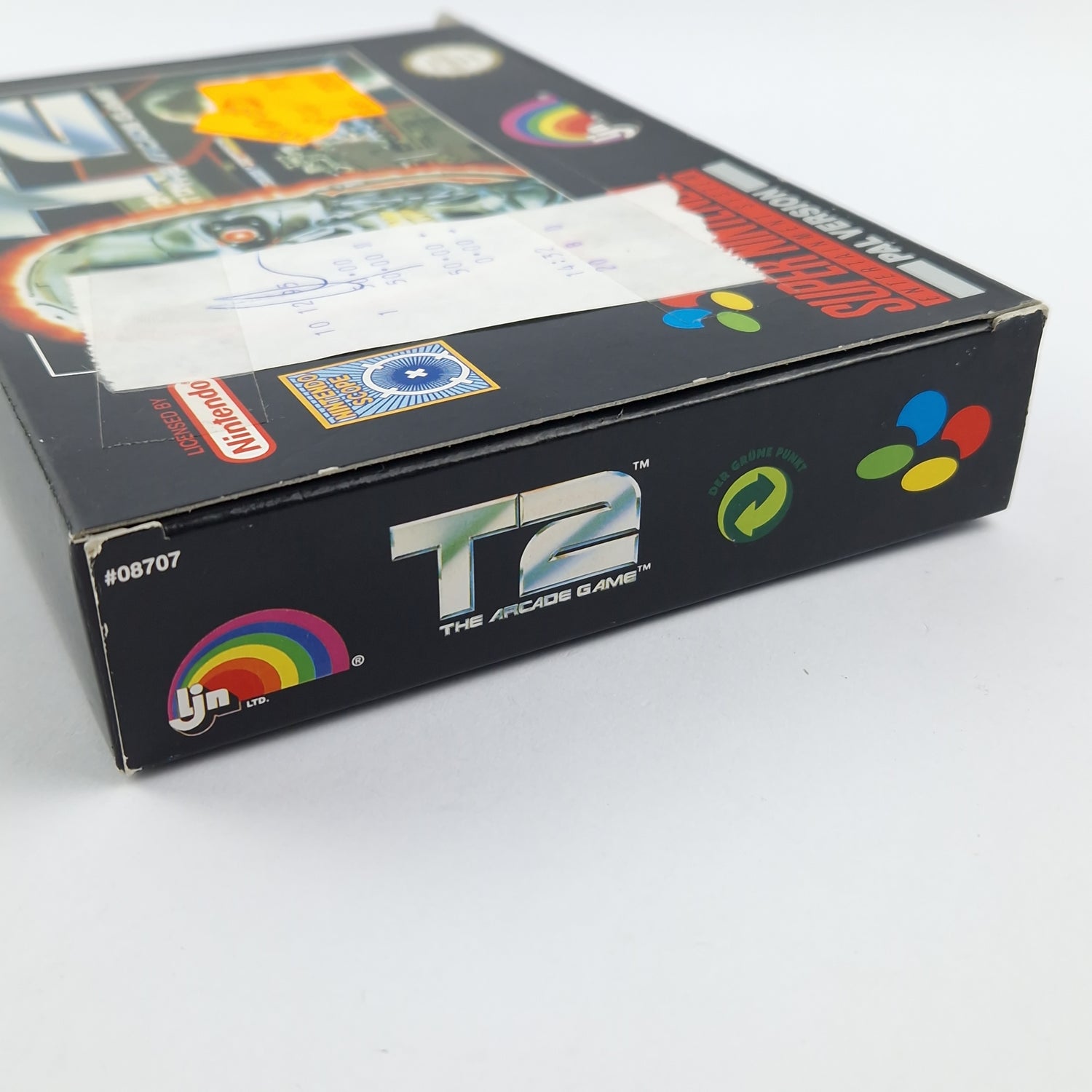 Super Nintendo game: T2 The Arcade Game - OVP instructions module / CIB SNES PAL