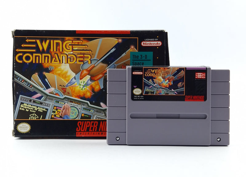 Super Nintendo game: Wing Commander - original packaging SNES USA