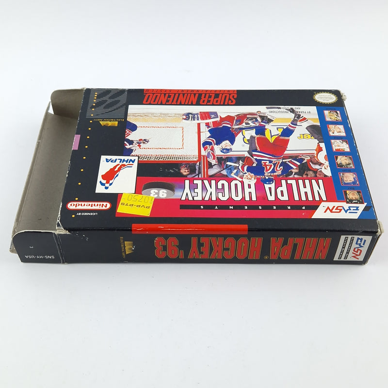 Super Nintendo Spiel : NHLPA Hockey 93 - OVP Anleitung Modul SNES Icehockey USA