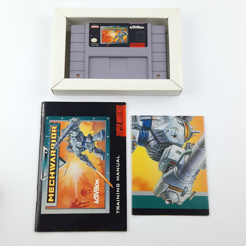 Super Nintendo Game: Mechwarrior - OVP Instructions Module / SNES Game CIB USA