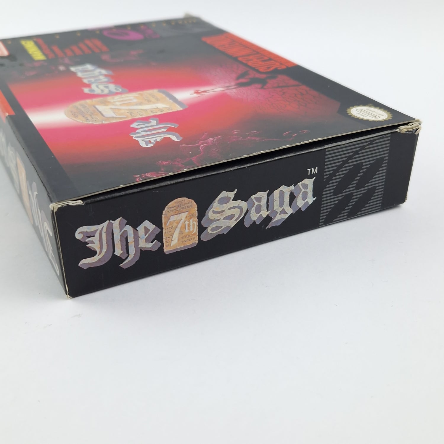 Super Nintendo Game: The 7th Saga - OVP / SNES Game CIB USA ENIX