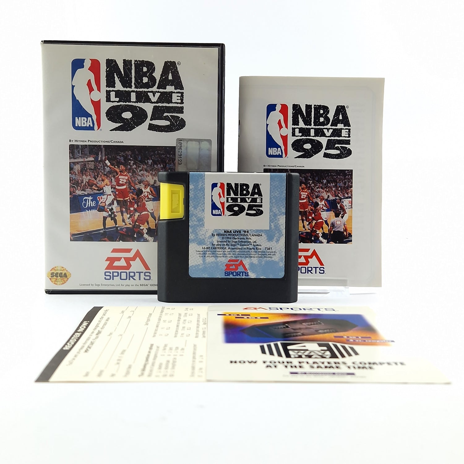 Sega Genesis Game: NBA Live 95 - Basketball MD Mega Drive USA Version