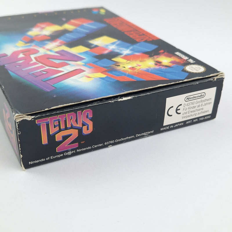 Super Nintendo game: Tetris 2 - OVP instructions module / SNES cartridge PAL