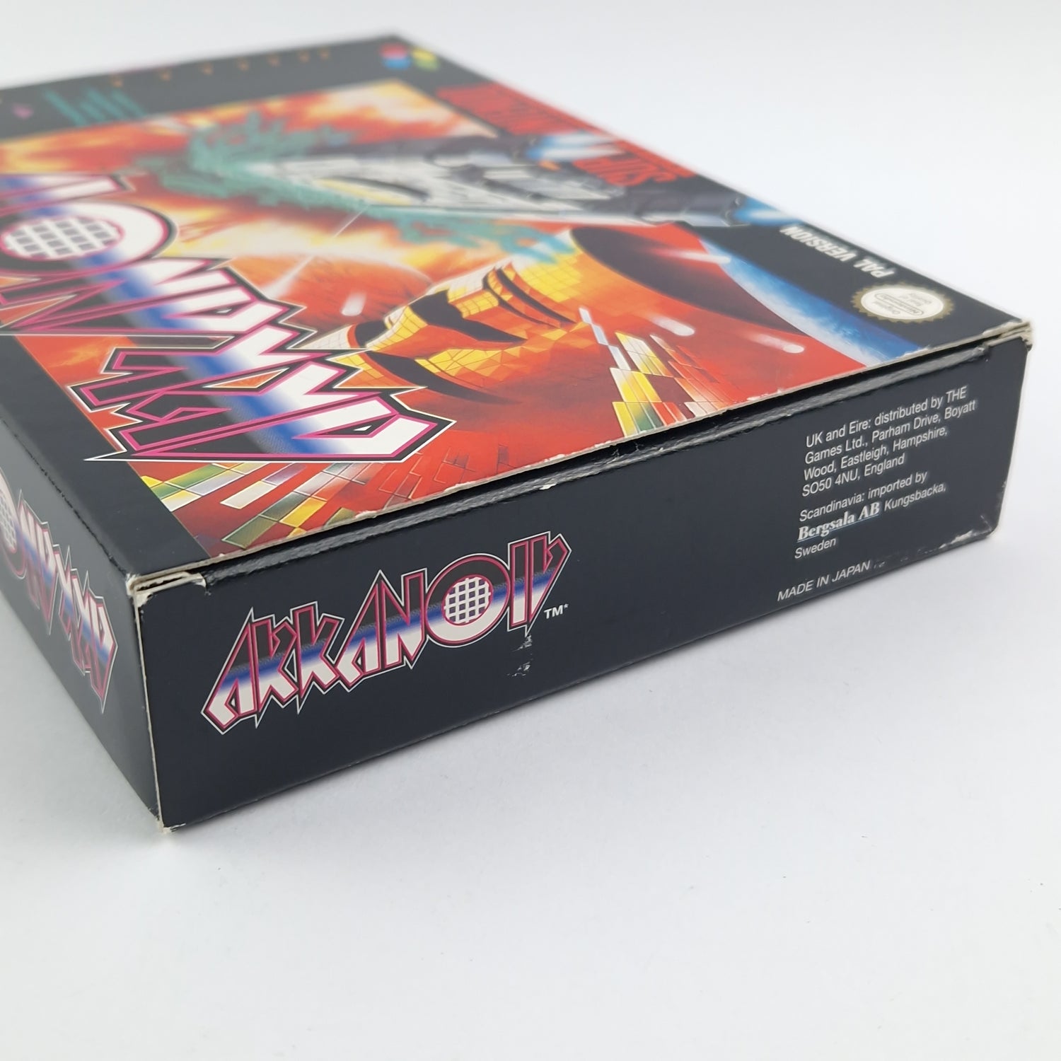 Super Nintendo Game: Arkanoid - OVP Instructions Module / SNES Cartridge PAL