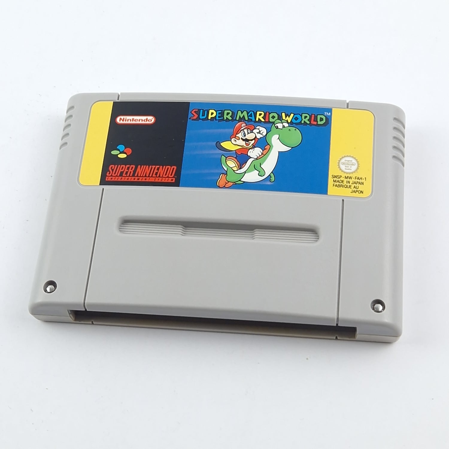 Super Nintendo Spiel : Super Mario World - französisches Modul Cartridge PAL FAH