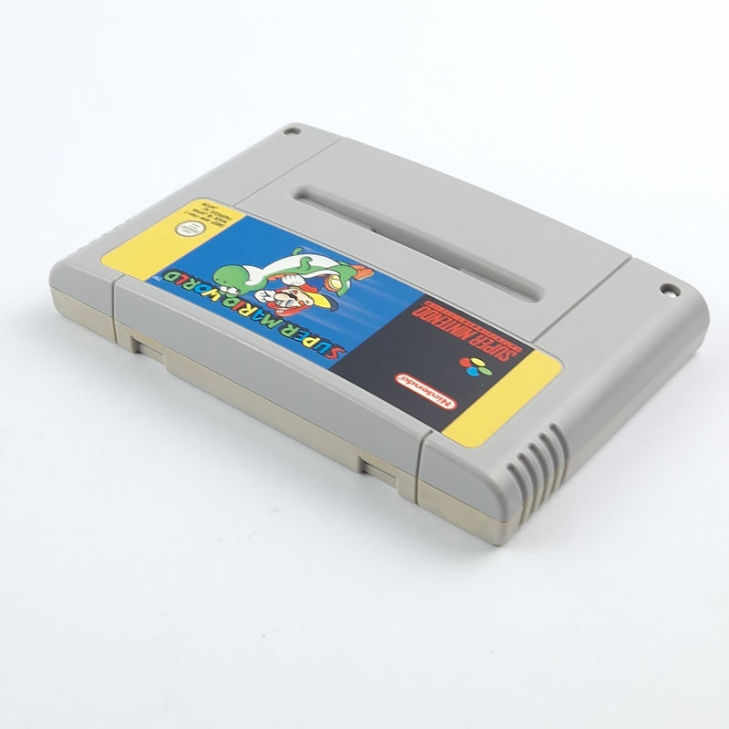 Super Nintendo Spiel : Super Mario World - französisches Modul Cartridge PAL FAH