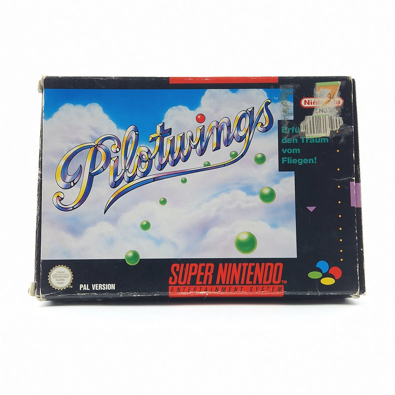 Super Nintendo game: Pilotwings - original packaging without inlay instructions module / SNES game