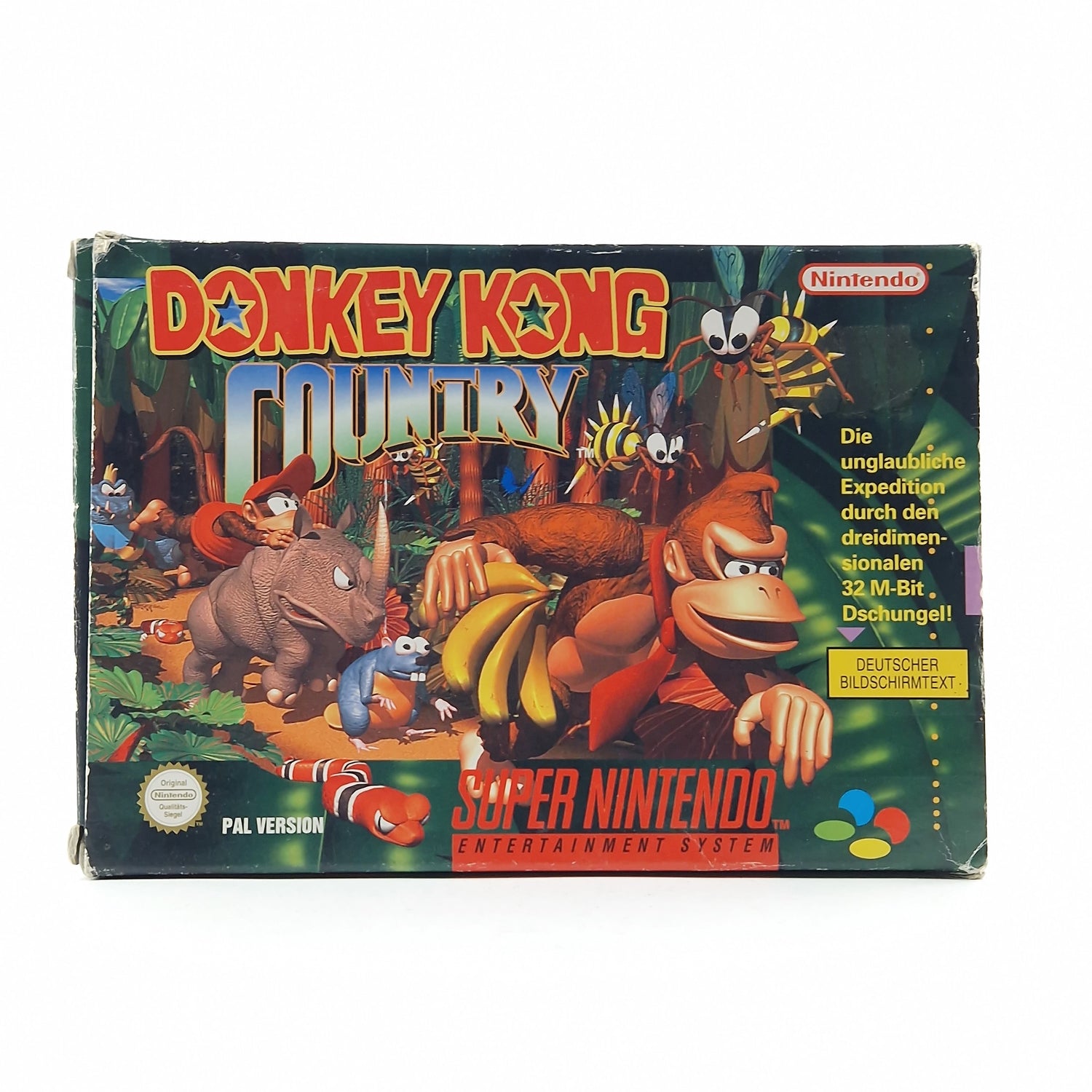 Super Nintendo Game: Donkey Kong Country 1 - Module & OVP SNES PAL NOE