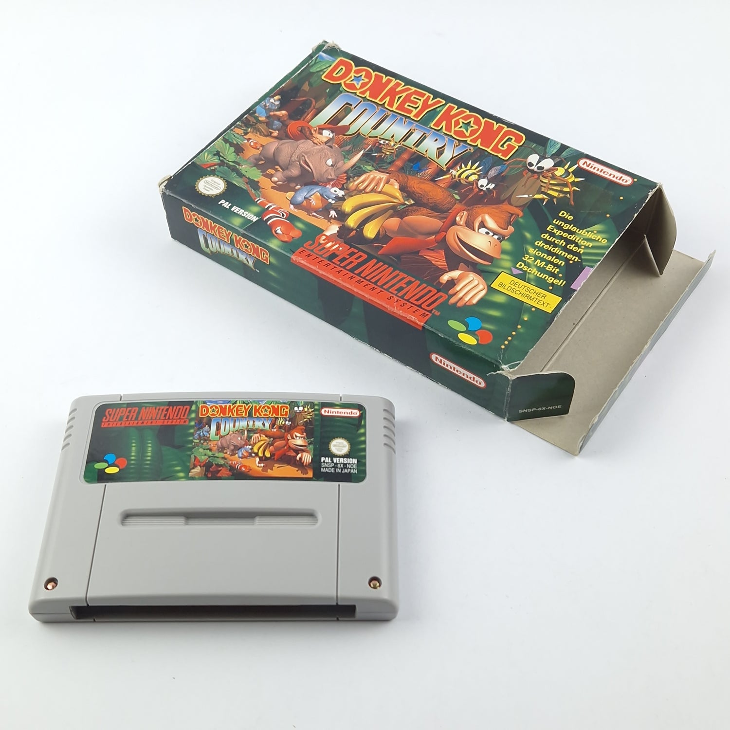 Super Nintendo Game: Donkey Kong Country 1 - Module & OVP SNES PAL NOE