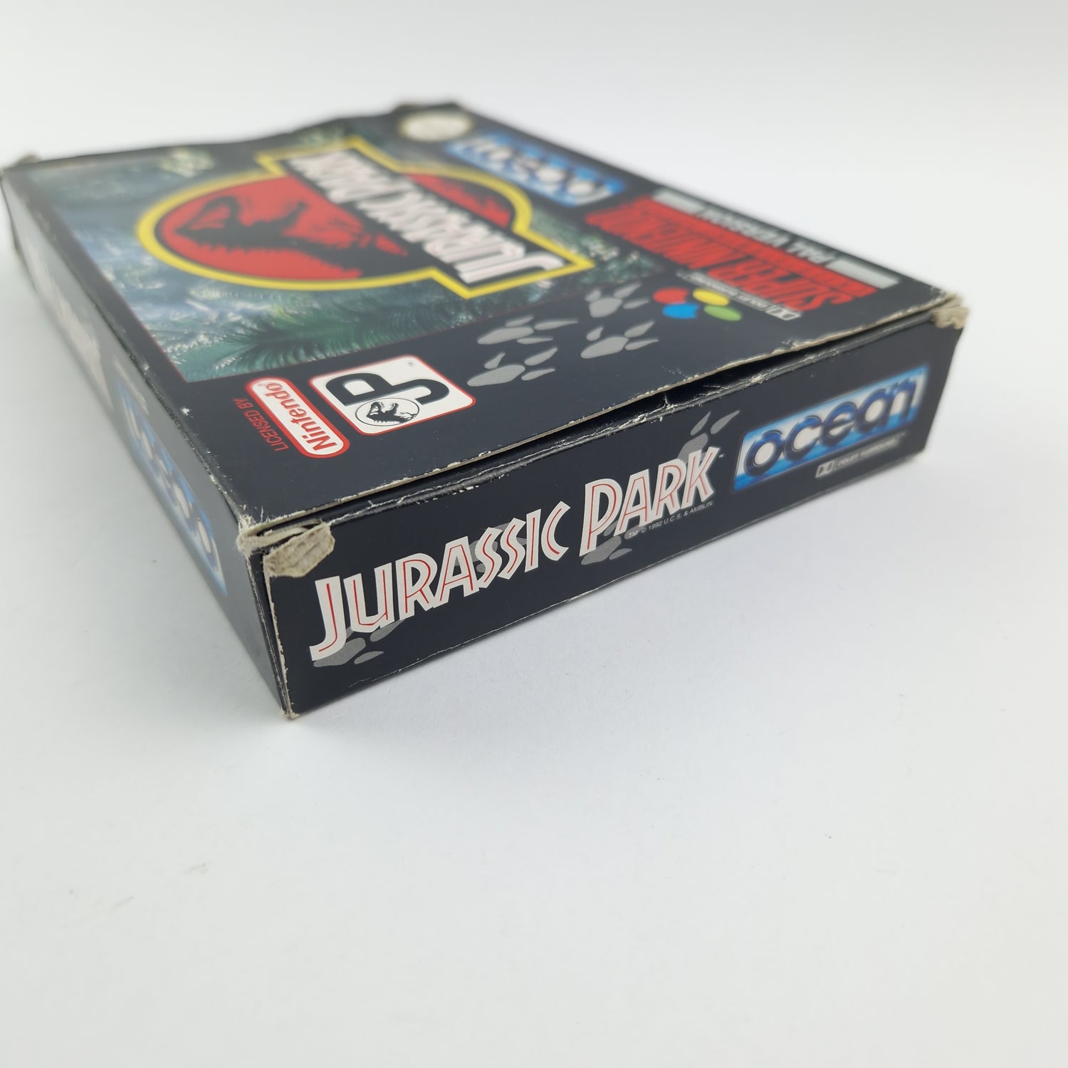 Super Nintendo Game: Jurassic Park - Module Instructions OVP cib / SNES PAL UKV