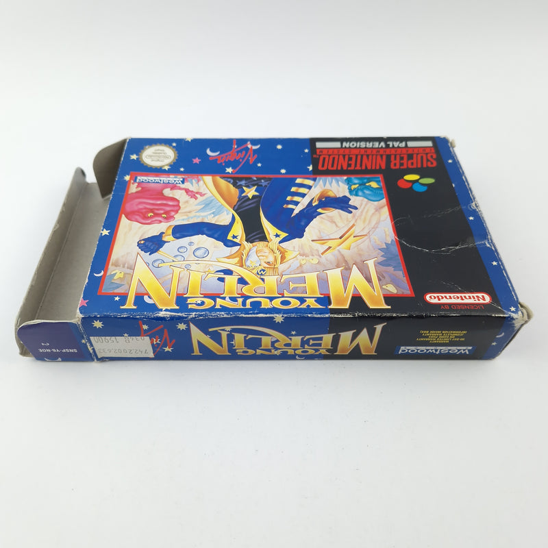 Super Nintendo Spiel : Young Merlin - Modul Anleitung OVP cib / SNES PAL NOE