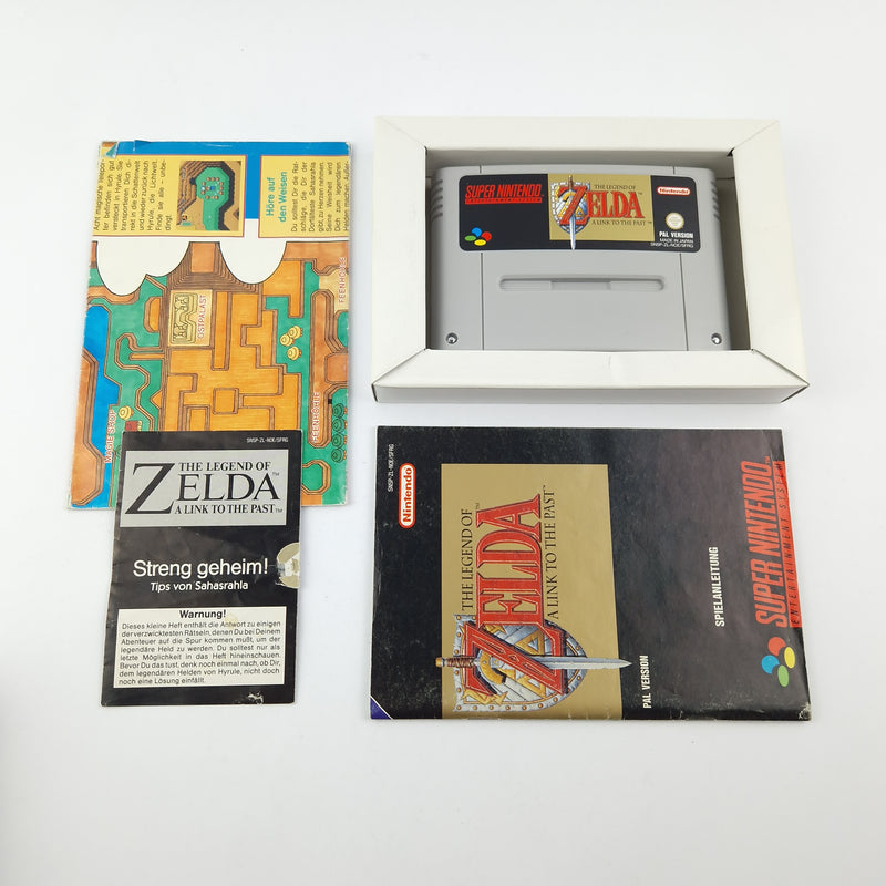 Super Nintendo Game: Zelda a link to the Past - Module Instructions OVP cib SNES