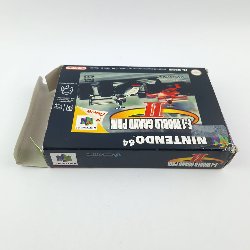 Nintendo 64 Game: F-1 World Grand Prix II - Module Instructions OVP cib / N64 PAL