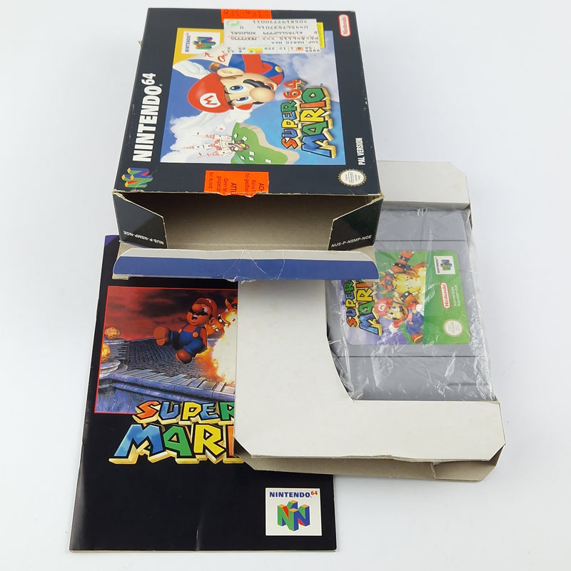 Nintendo 64 Game: Super Mario 64 - Module Instructions OVP cib / N64 Cartridge PAL