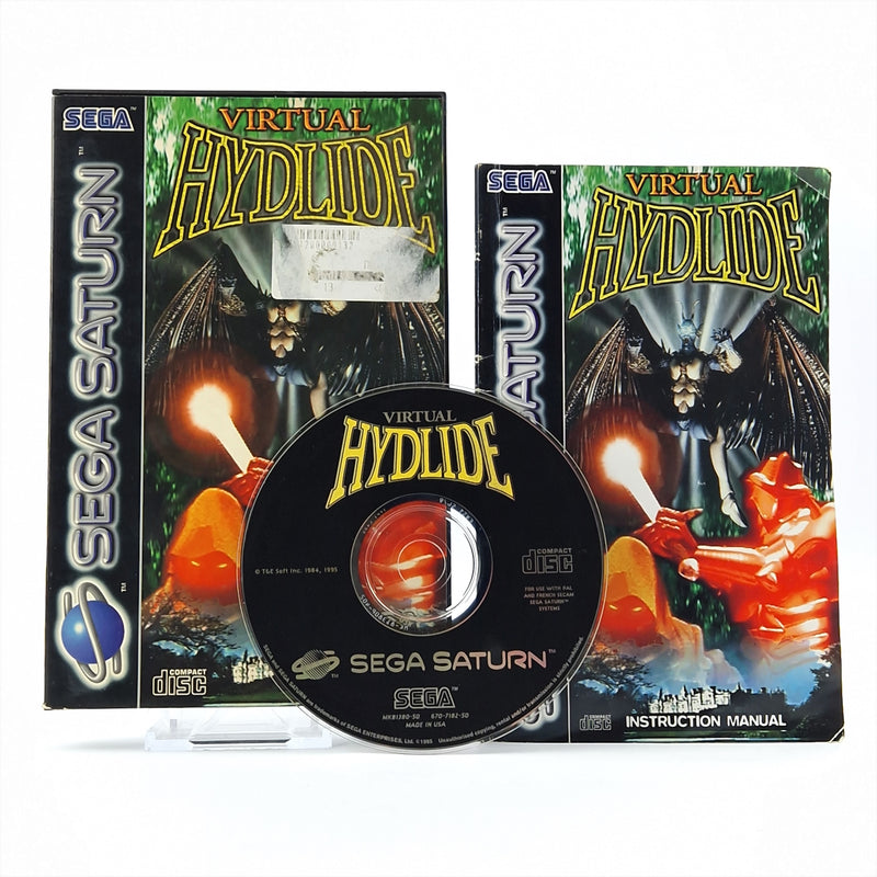 Sega Saturn Spiel : Virtual Hydlide - CD Anleitung OVP / PAL Disk