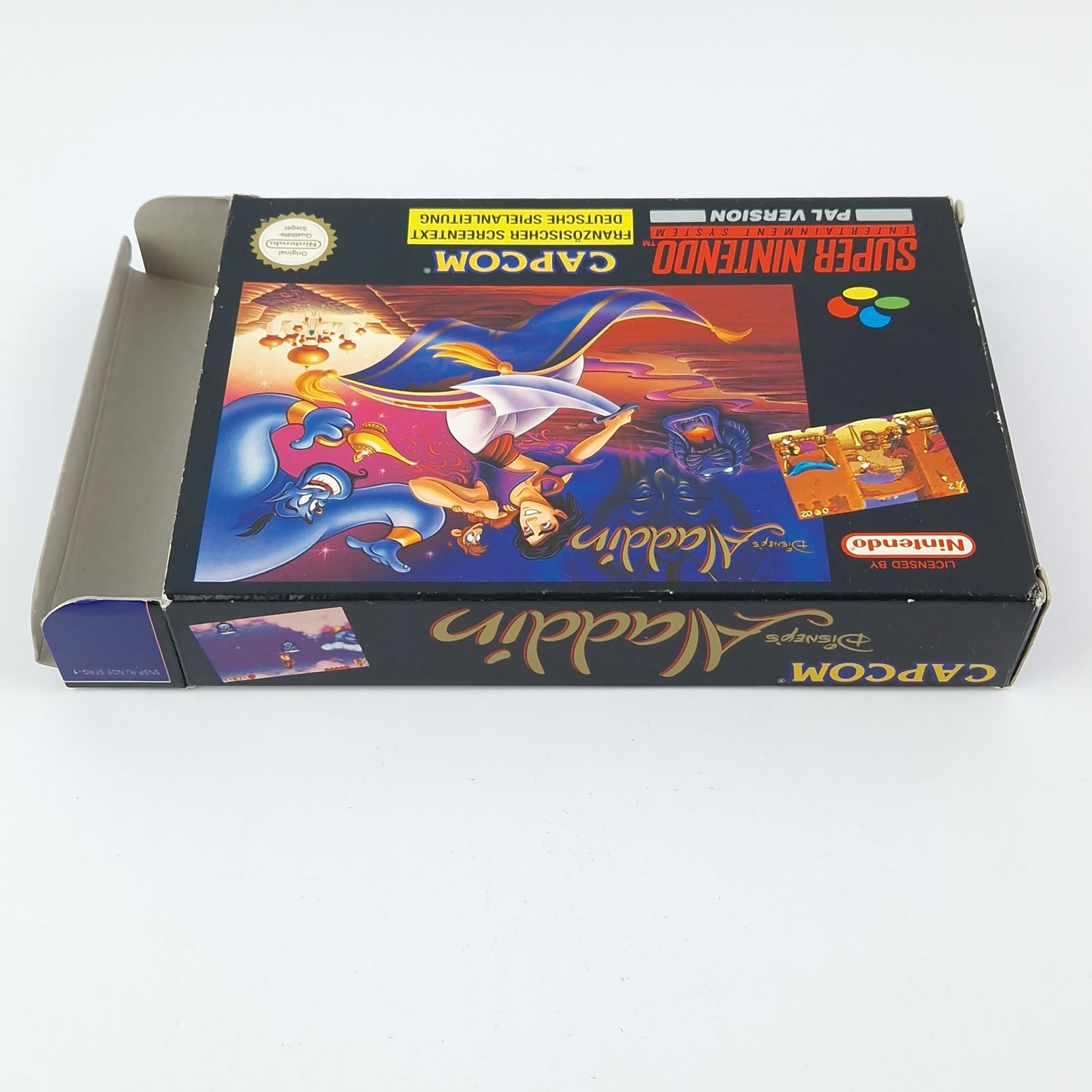 Super Nintendo Spiel : Disneys Aladdin - Modul Anleitung OVP / SNES Pal Game