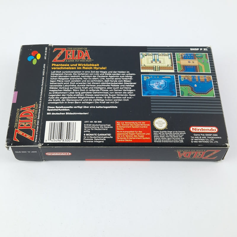 Super Nintendo Game: Zelda a link to the Past - Module Instructions Card OVP SNES