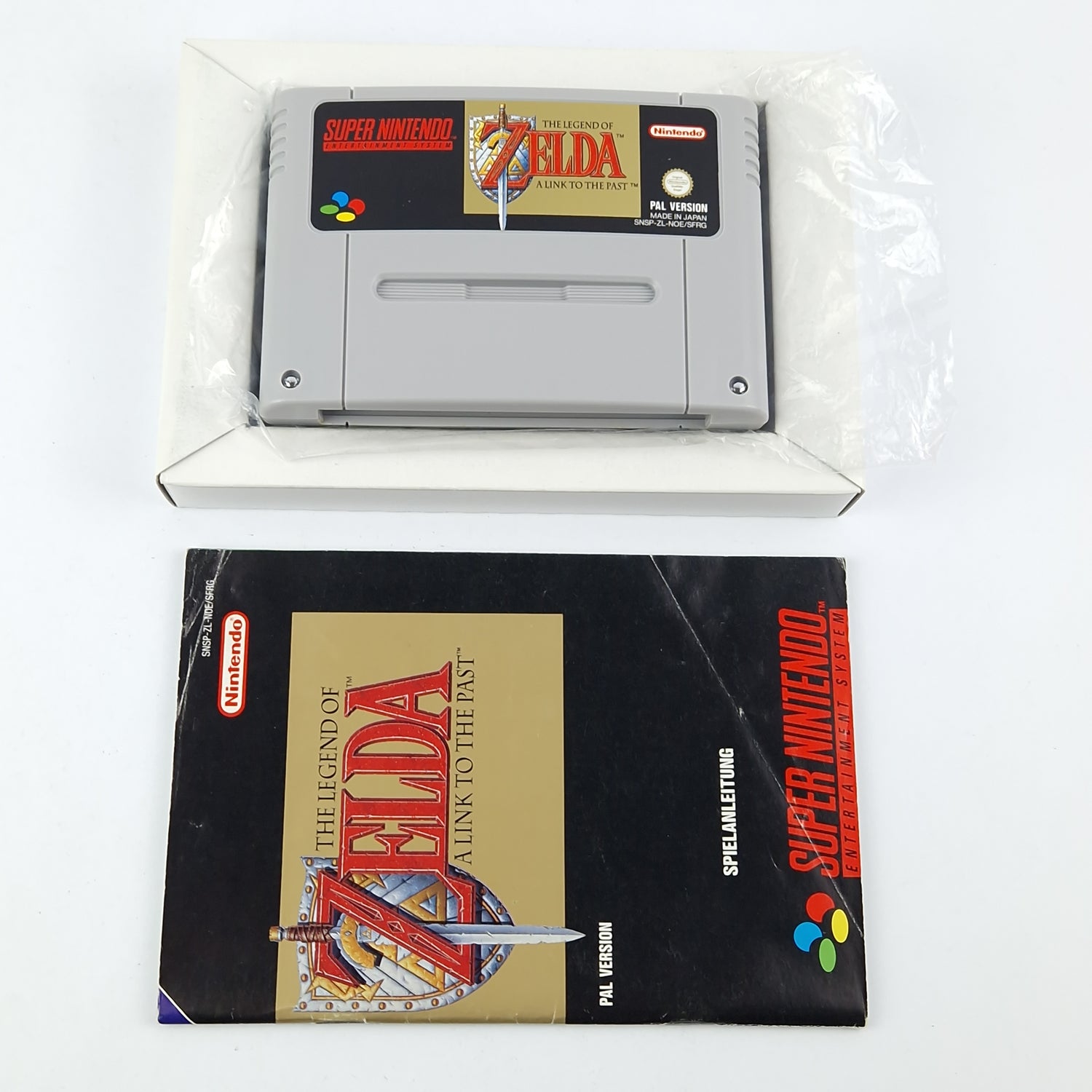 Super Nintendo Game: Zelda a link to the Past - Module Instructions Card OVP SNES