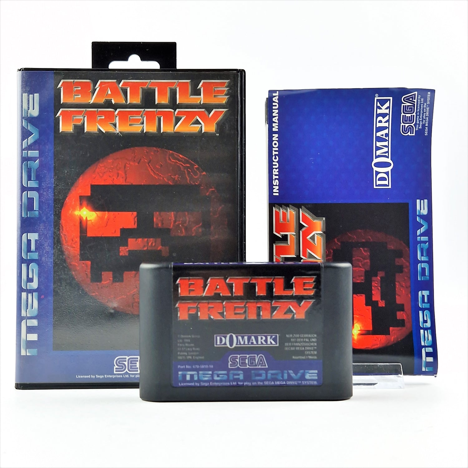 Sega Mega Drive Spiel : Battle Frenzy - Modul Anleitung OVP cib / PAL MD