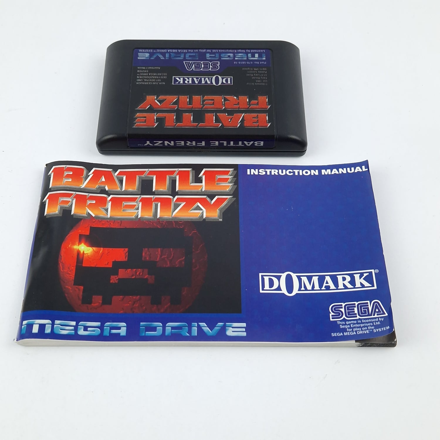 Sega Mega Drive Spiel : Battle Frenzy - Modul Anleitung OVP cib / PAL MD