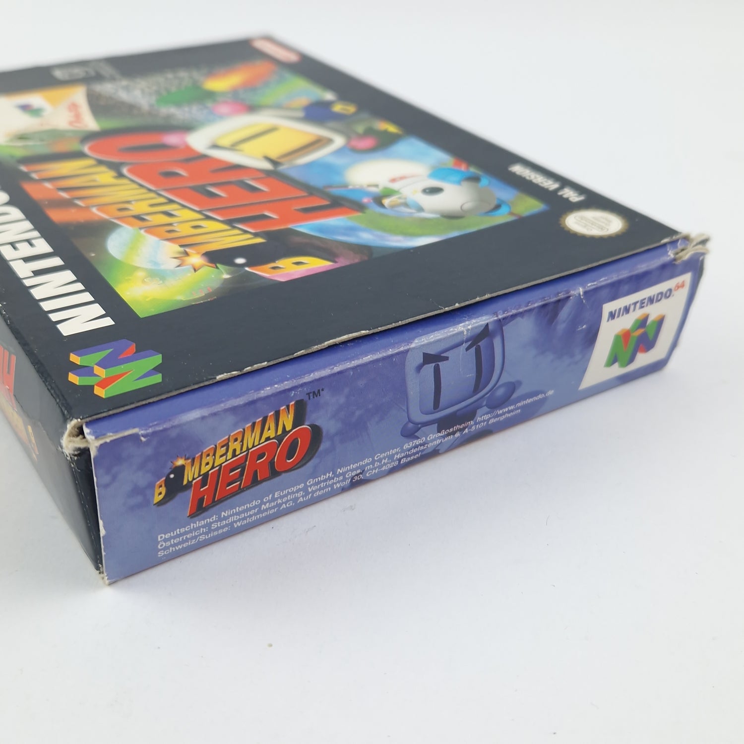 Nintendo 64 Game: Bomberman Hero - Module Instructions OVP cib / N64 Pal Version