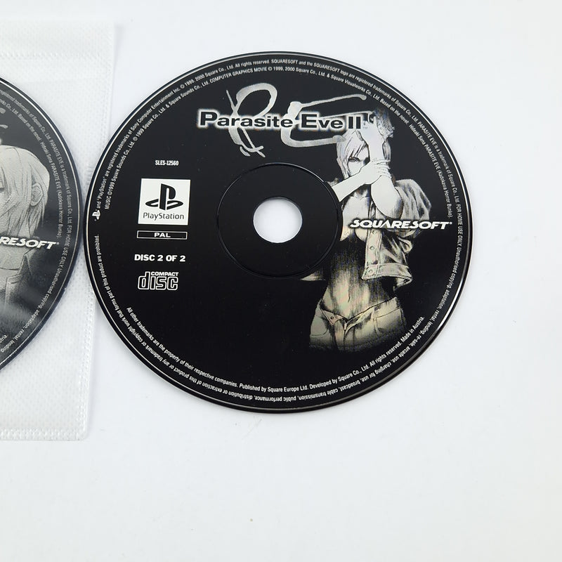 Playstation 1 Spiel : Parasite Eve II - CDs mit Anleitung Ohne OVP / PS1 PAL