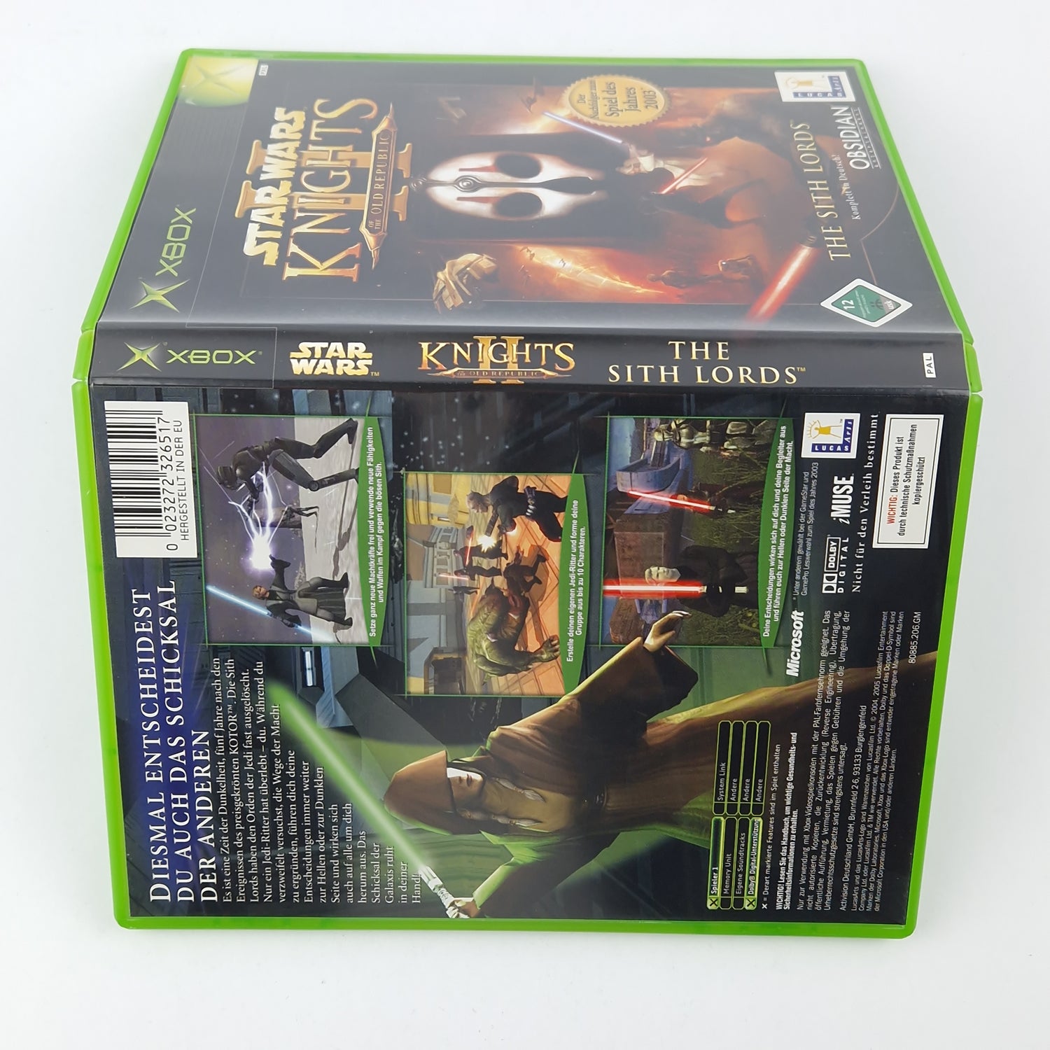 Xbox Classic Spiel : Star Wars Knights of the Old Republic II - Microsoft OVP