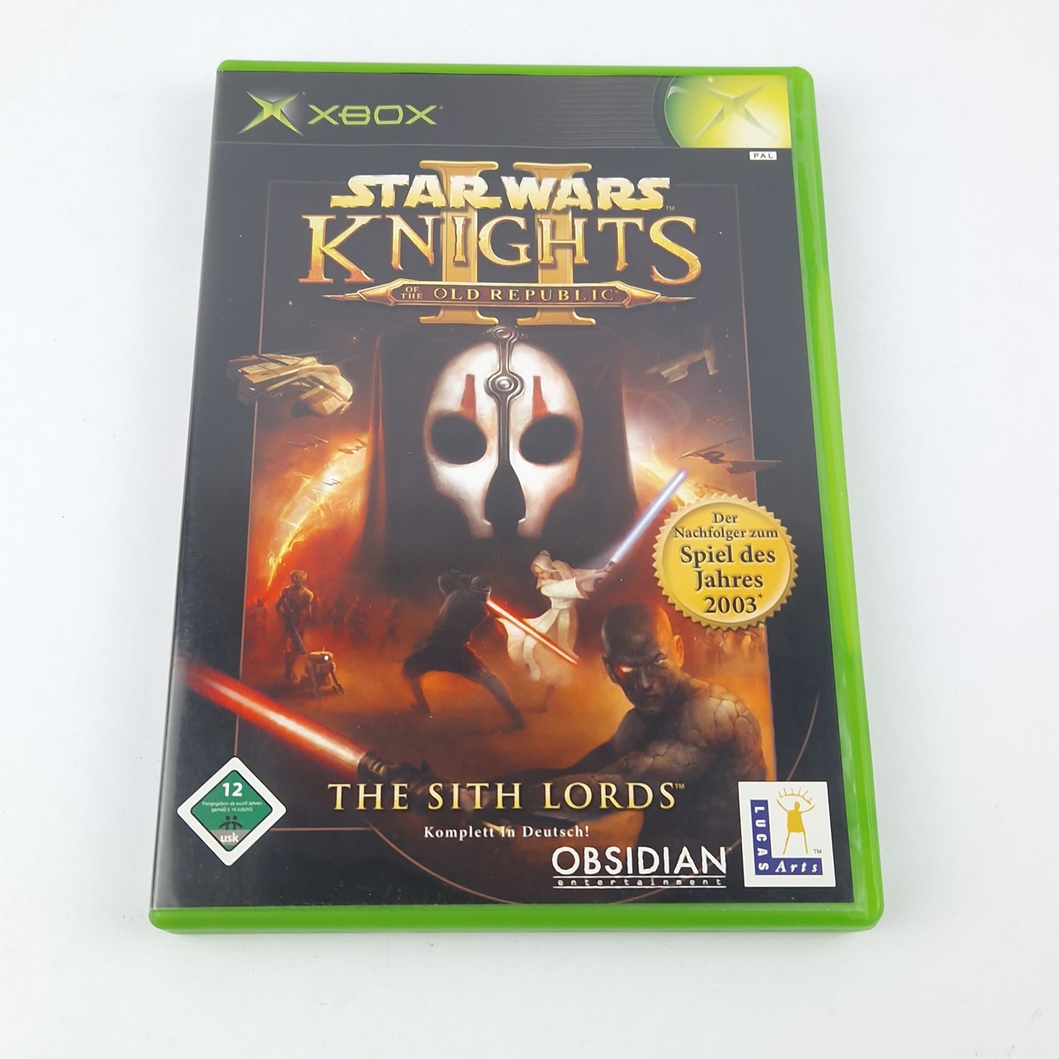 Xbox Classic Spiel : Star Wars Knights of the Old Republic II - Microsoft OVP