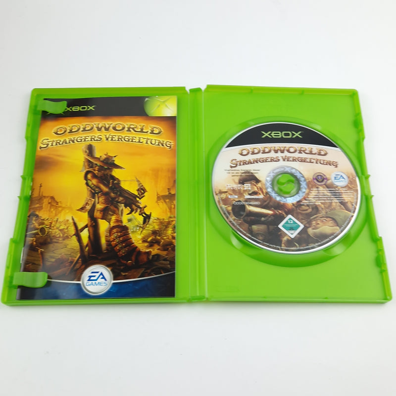 Xbox Classic Konsole mit Fable The Lost Chapters und Oddworld - Controller Kabel