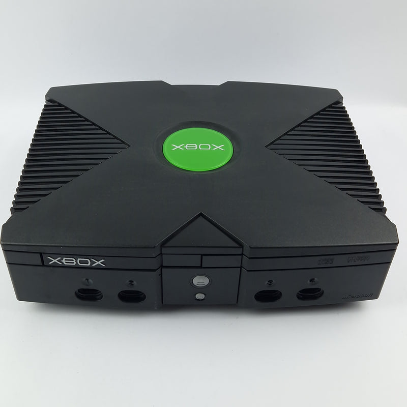 Xbox Classic Konsole mit Fable The Lost Chapters und Oddworld - Controller Kabel