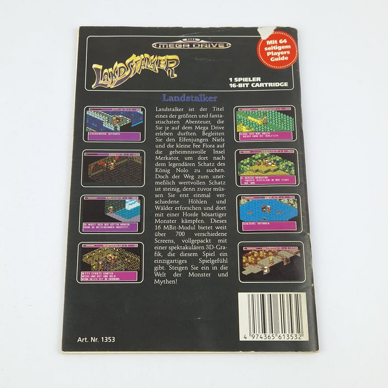 Sega Mega Drive Spiel : Landstalker + Players Guide - Modul OVP Anleitung cib