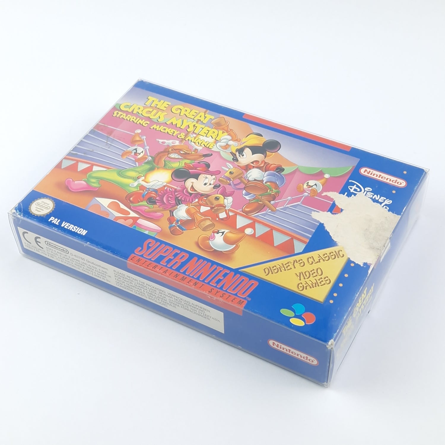 Super Nintendo game: The Great Circus Mystery starring Mickey - OVP SNES PAL