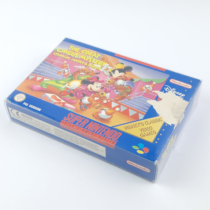 Super Nintendo game: The Great Circus Mystery starring Mickey - OVP SNES PAL