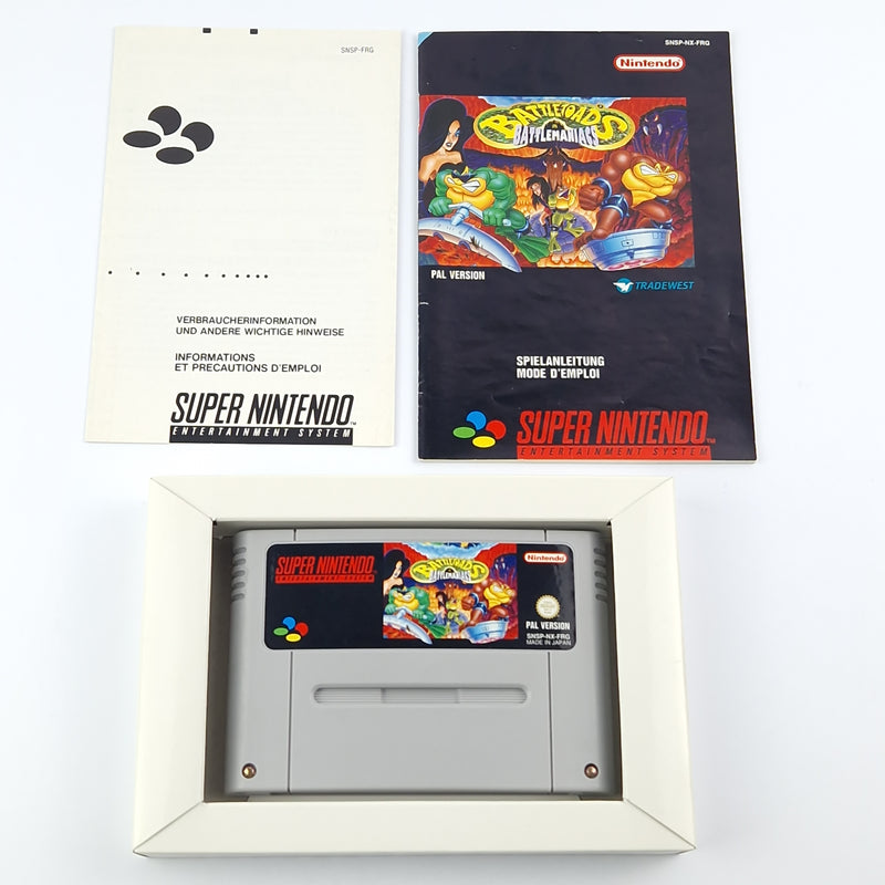 Super Nintendo game: Battletoads in Battlemaniacs - Module instructions OVP / SNES