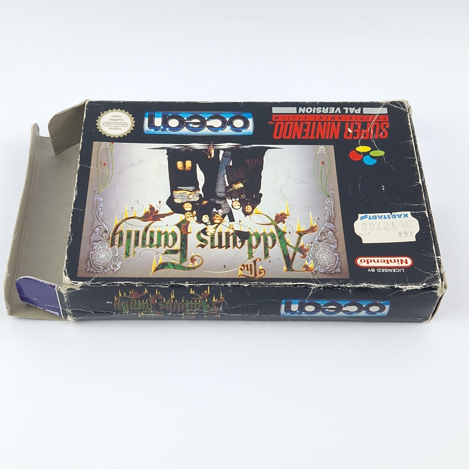 Super Nintendo Spiel : The Addams Family - Modul Anleitung OVP cib / SNES NOE