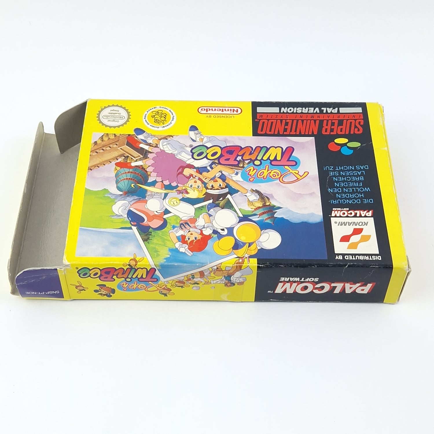 Super Nintendo Spiel : Pop n TwinBee - Modul Anleitung OVP cib / SNES PAL